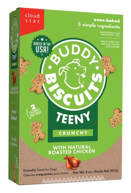 Buddy Biscuits Grain Free Oven Baked Teeny Treats Roasted Chicken Dog Treats