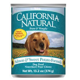 California Natural Salmon and Sweet Potato Canned Dog Food
