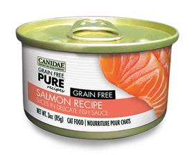 Canidae Grain Free PURE Recipes Adult Cat Wet Food Salmon Recipe