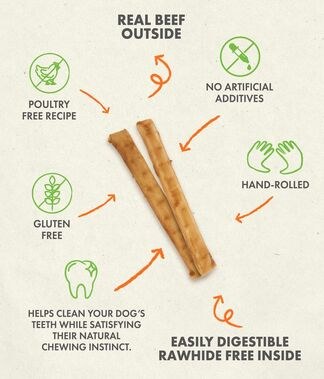 Canine Naturals Dog Chew Hide Stick