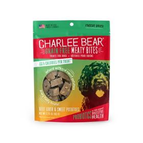 Charlee Bear Meaty Bites Beef liver with Sweet Potatoes Freeze Dried Dog Treats