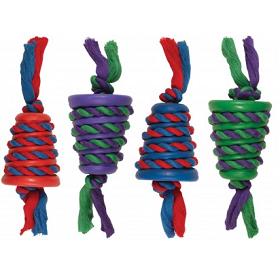 Chomper Mongoose Rubber Rope Tug and Toss Medium