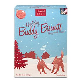 Cloud Star Holiday Buddy Biscuits Gingerbread Flavor