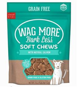 Cloud Star Wag More Bark Less Grain-Free Salmon Soft Chews Dog Treats