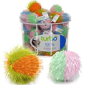 Coastal Turbo Fuzzy Balls Cat Toy