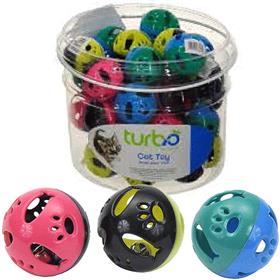 Coastal Turbo Plastic Balls Cat Toy