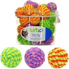 Coastal Turbo Rattle Balls Cat Toy