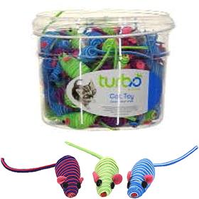 Coastal Turbo String Mice Cat Toy