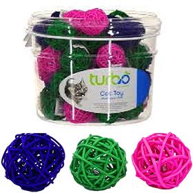 Coastal Turbo Wicker Balls Cat Toy