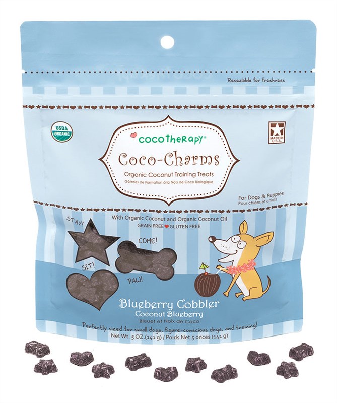 Cocotherapy Coco Charms Training Treats Blueberry Cobbler