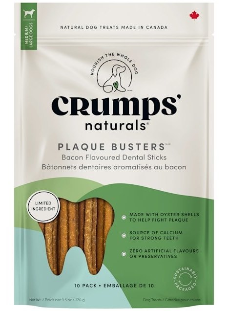 Crumps Dog Treat Plaque Busters Bacon Style