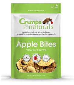 Crumps Naturals Apple Bites Grain Free Dehydrated Dog Treats