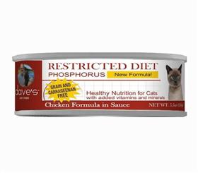 Daves Restricted Diet Protein Phosphorus Chicken Dinner for Cats