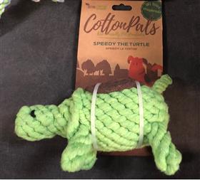 DefinePlanet Cotton Pals Speedy the Turtle Dog Toy