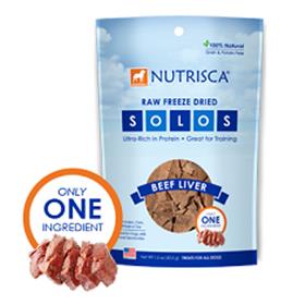 Dogswell Nutrisca Raw Freeze Dried SOLOS Beef Liver