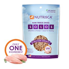 Dogswell Nutrisca Raw Freeze Dried SOLOS Chicken Breast