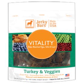 Dogswell Vitality Turkey and Veggies Jerky Bars