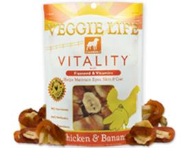 Dogswell Vitality Veggie Life Chicken and Banana Wraps