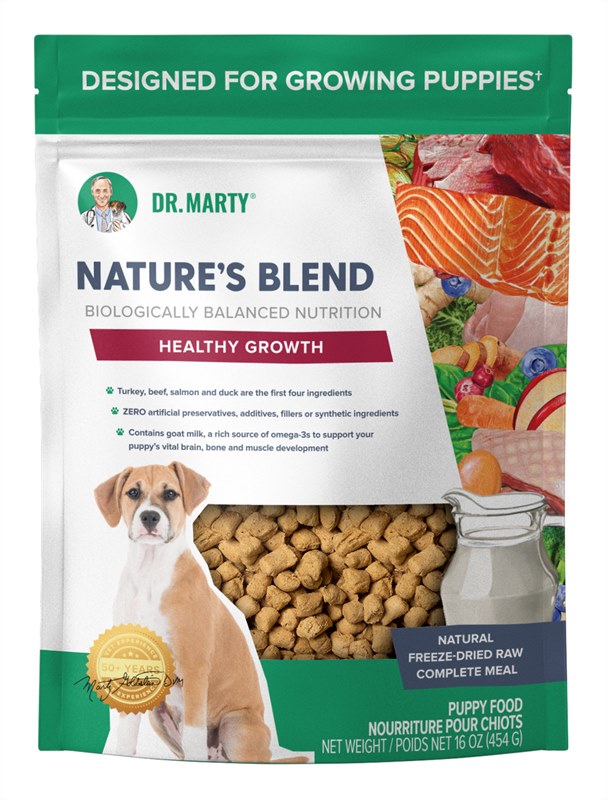 Dr Marty Natures Blend for Puppies Freeze Dried Raw Dog Food