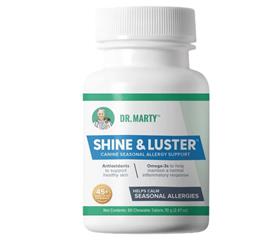 Dr Marty Shine Luster Seasonal Allergy Support Chewables for Dogs