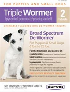 Durvet Triple Wormer Puppy and Small Dog