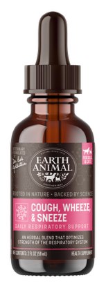Earth Animal Cough Wheeze Sneeze Organic Herbal Remedy