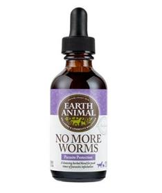 Earth Animal Organic Herbal Remedies No More Worms Tincture for Dogs