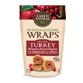 Earth Animal Organic Turkey and Cranberry Apple Wraps