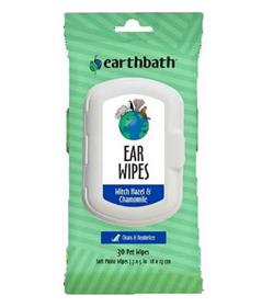 Earthbath Ear Wipes Witch Hazel Chamomile