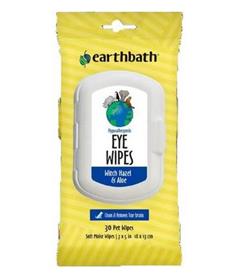 Earthbath Hypoallergenic Eye Wipes Witch Hazel Aloe for Cat and Dog