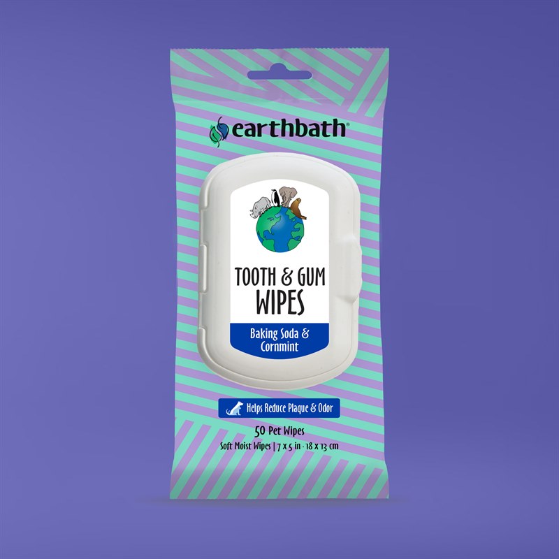 Earthbath Tooth and Gum Wipes