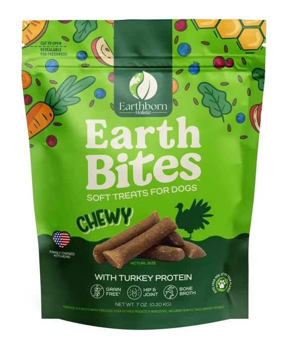 Earthborn Holistic Earthbites Chewy with Turkey Dog Treats