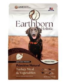 Earthborn Holistic Primitive Natural Turkey Meal Vegetables Grain Free Dry Dog Food