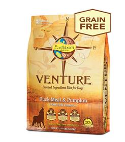 Earthborn Holistic Venture Duck Meal and Pumpkin formula