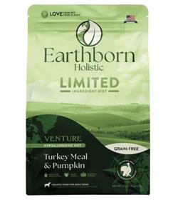 Earthborn Holistic Venture Limited Ingredient Turkey Meal Pumpkin Grain Free Dry Dog Food