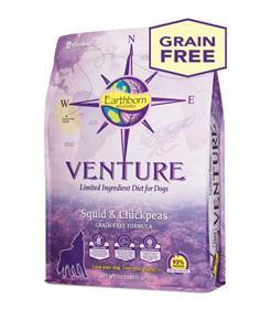 Earthborn Holistic Venture Squid and Chickpeas Limited Ingredient Diet