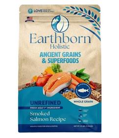 Earthborn Unrefined Smoked Salmon with Ancient Grains and Superfoods Dry Dog Food