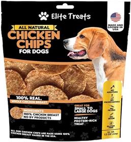 Elite Treats Chicken Chips for Dogs