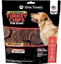 Elite Treats Turkey Chips for Dogs