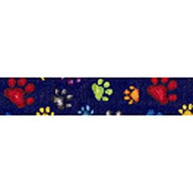Elmos Closet Blue Paws Buckle Collar