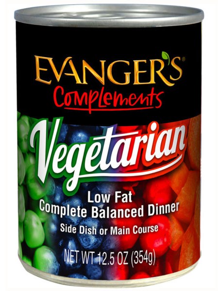 Evangers Low Fat Vegetarian Dinner Canned Dog and Cat Food