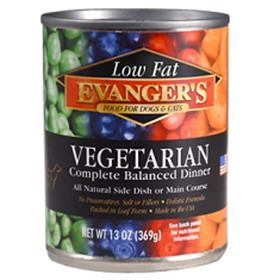 Evangers Low Fat Vegetarian Dinner Canned Dog and Cat Food