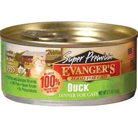 Evangers Super Premium Duck Dinner Canned Cat Food