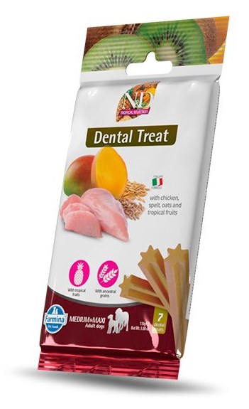 Farmina Dog Treat Dental Tropical Chicken and Spelt Oats Adult