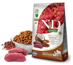 Farmina Grain Free LID Quinoa Skin and Coat Venison Dry Dog Food