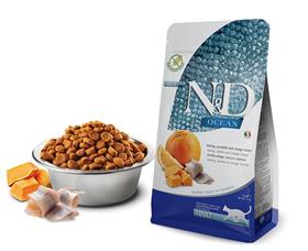 Farmina ND Grain Free Ocean Herring Orange Dry Cat Food 