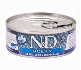 Farmina Sea Bass Squid Shrimp Adult Feline Wet Food Cans