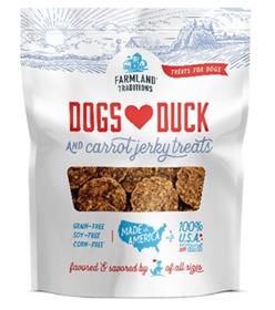 Farmland Traditions Dogs Love Duck Carrots Jerky Dog Treats