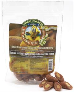 Free Range Dog Chews Meat and Sweet Potato Nuggets Duck