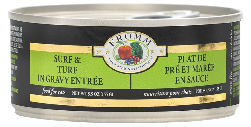 Fromm 4 Star Surf Turf Shredded Canned Cat Food